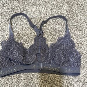Victoria's Secret Lace Bralette - Gray
